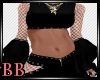 [BB]Black Open Blouse