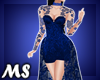 MS Royal Gown Blue