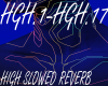 high slowed reverb