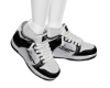 news shoes  black whait