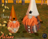 Two Autumn Little Gnomes