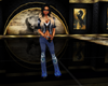 blue flames tiger jeans
