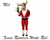 Xmas Reindeer Waite Red