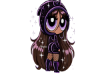 K. Purple Bratz Cutout