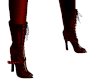 TEF COUTURE RED BOOTS