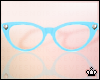 Blue Cateye Glasses