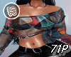 TRANSPARENT FLOWER TOP