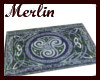 celtic rug blue