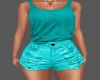 Shirt & Shorts - Teal