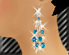 (mG)BLUE Beads EarriNgS