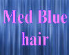 Med Blue hair