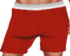 red casual shorts