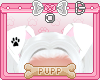 🐾 White Pup Ear Paw 4