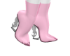 Boots YS Pink1/Silver