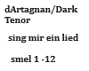 dArtagnan / Dark Tenor