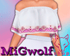 White & Pimk Outfit