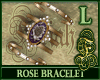 Rose Bracelet Purple L