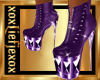 [L] Purple Badgirl boots