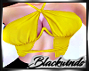 Summer Yellow Crop Top
