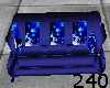 Blue Modern Sofa
