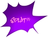 SPLAT! bubble (purple)