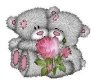 Couple Bear With Rose