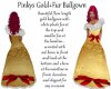 Pinkys Gold+Fur Ballgown