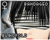 !T Bandaged blindfold