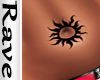 Sun Belly Tattoo