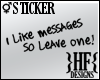 }HF{ Sticker - Messages