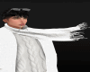 MxU-White scarf