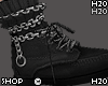 Boots Black Chains