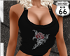 SD Rhinestone Rose Tank