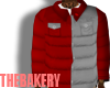 Red/White Puff Jacket