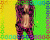 ♕PVC pink stripes