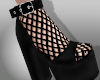 heels w/ fishnet