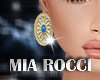 Jeanne Blue Gold Earring