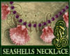 Seashells Necklace Coral