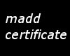 Madds Birth Certificate