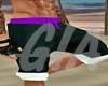g;purple'MStripe shorts