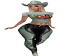 Untamed Cowgirl GreenTop