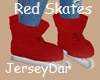 Ice Skates Red