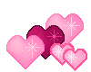 4 love hearts