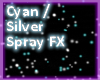 Viv: Cyan / Silver Spray