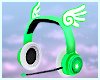 ☾ Neon Green Headset