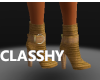 Classy Fall Boot - Gold