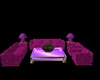 purple liveing room set