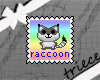 {T}raccoon stamp