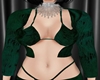 dark green tops bra