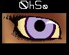 Purple wooden eyes